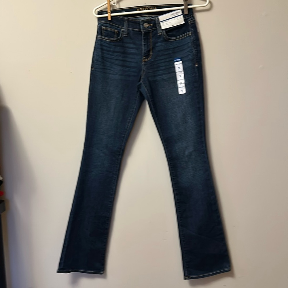 Arizona boot cut blue denim jeans size 3 new with tags